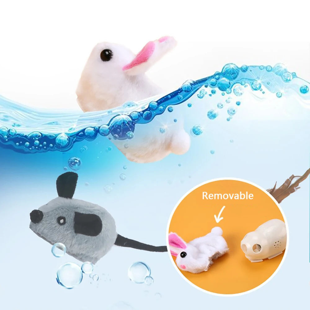 Cats Toys Electric Mouse USB Charging Auto-Sensing Plastic Plush Interactive Cat Toy  Pet Supplies Automatic Obstacle Avoidance