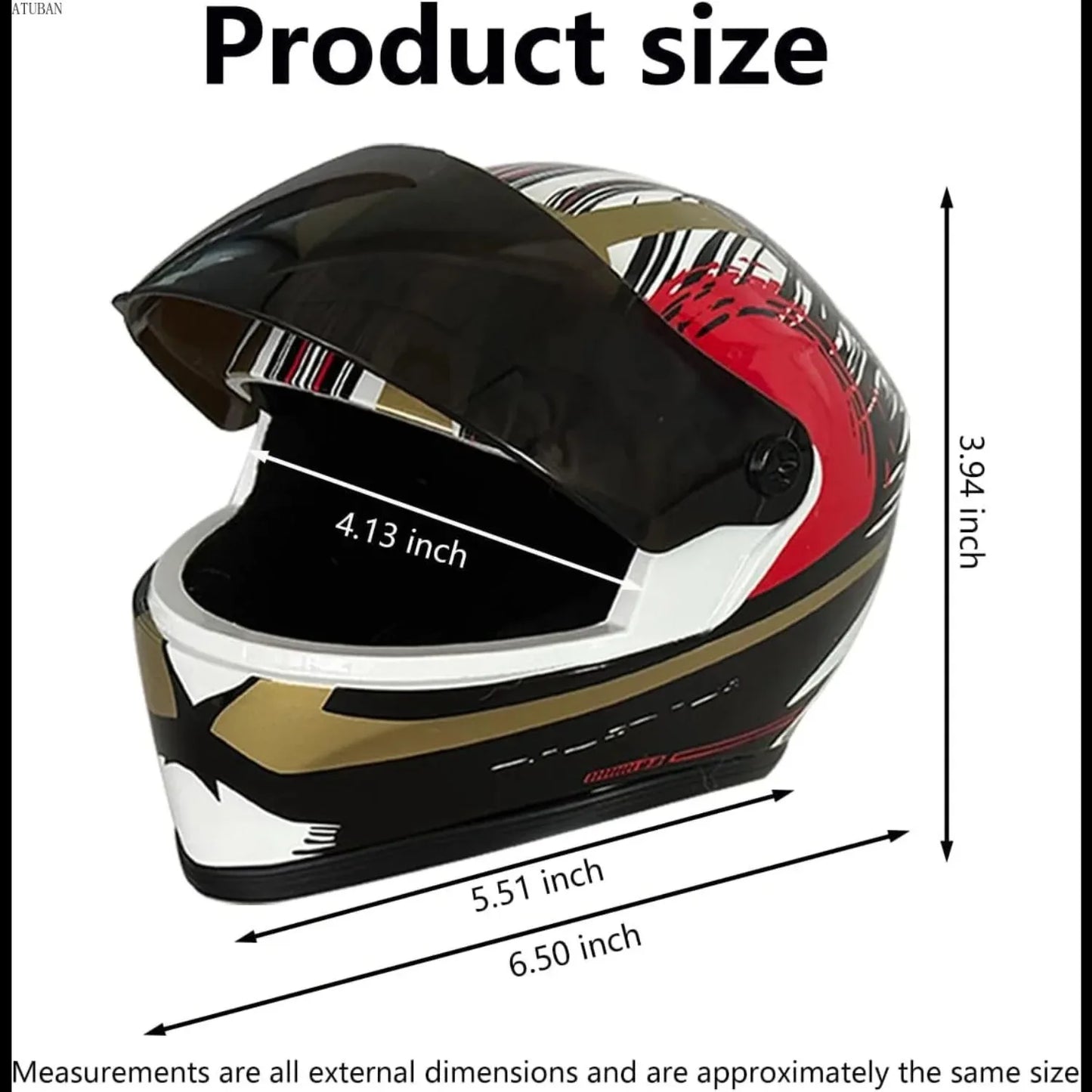 Pet Motorcycle Helmet,Full Face Motorcycle Helmet Outdoor Motorcycle Bike Riding Helmet Hat for Cat Puppy Helmet Pet Supplies