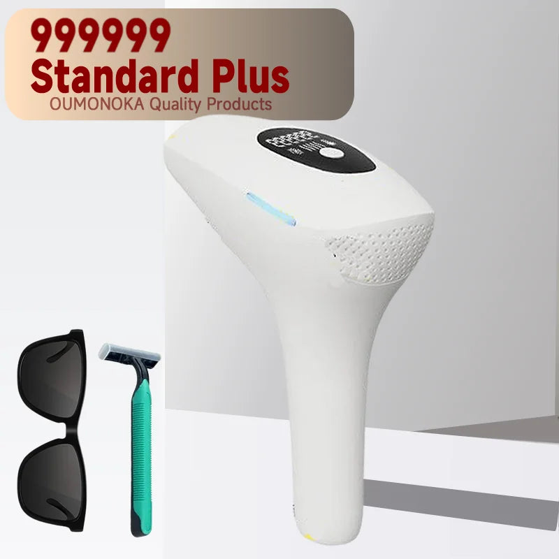 IPL Laser Hair Removal Device 999999 Flashes Painless Laser Epilator for Women Permanent Hair Removal Home Use Full Body Bikini Face Legs Women Skin Care Supplies