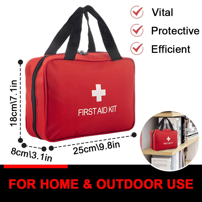 First Aid Kit， First Aid Supplies for Emergencies and Survival Situations | Ideal for Cars, Trucks Outdoor Travel Beach Camping Health Care Accessories