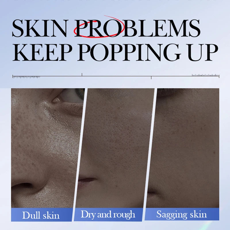 5 PCS Set  Caviar Hyaluronic Acid Moisturizing Facial Masks Brightening Firming Hydrating Face Mask Facial Skin Care Products