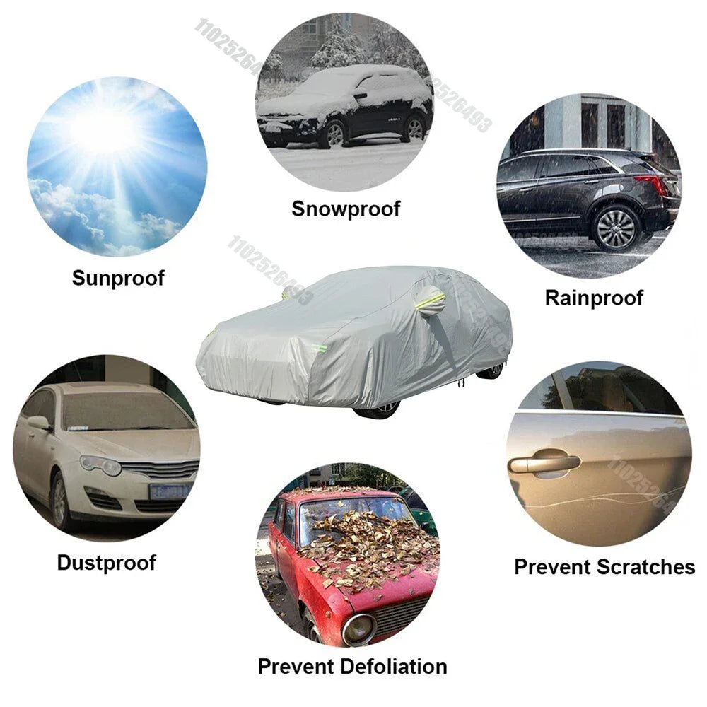 NEW Arrivals S-2XL Plus Size for Mercedes Benz Class Rolls Royce Top Quality Car Cover Thickened Outdoor Sun Protection Heat Insulation Ultraviolet Protection and Dust Prevention Four Seasons Car Accessories
