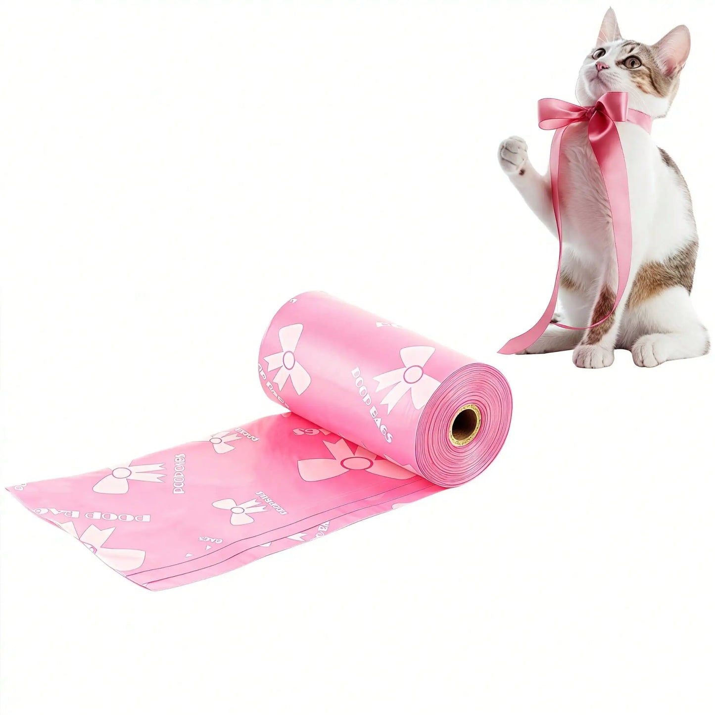 NEW Design 6/10 Rolls Set 180 Count Super Thick Dog Poop Bags, Leak-Proof Polyethylene Suitable For Cats & Dogs, Outdoor Pet Cleaning Supplies