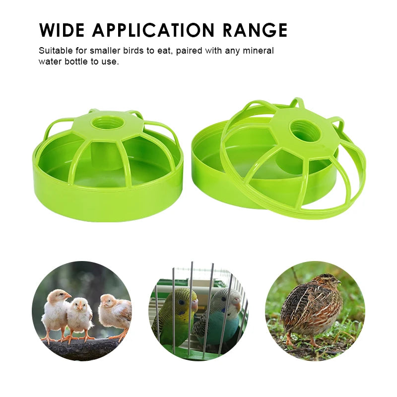 Bird Feeder Feeding Box Pet Supplies Purpose Eight Grid Large Capacity Convenient Chicken Bird Parrot