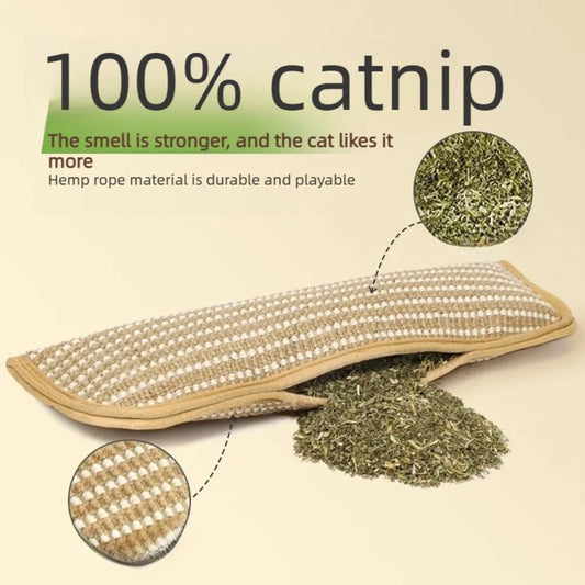 3/5 PCS Set Cat Scratching Pad with Soft Plush Pillow Durable Chew Bite Resistant Scratch Mat for Indoor Cats Rest Play and Claw Grinder Kitten Nap Pillow Pets Interactive Toys