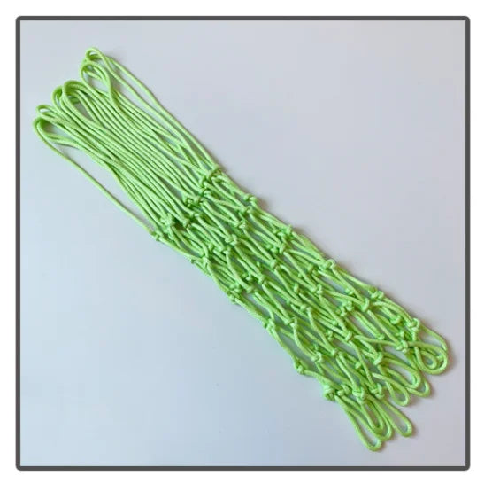 NEW Arrivals 50CM Green Yellow Color Standard Luminous Basketball Net, Green Fluorescent Basketball Net, Self Luminous Adult Children's Basketball Frame Net  Sports Accessories