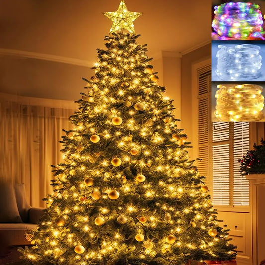 10M Christmas Fairy String Lights, Christmas Decorations Christmas Tree Ornaments for Home Natal New Year Eve Supplies Decor Products