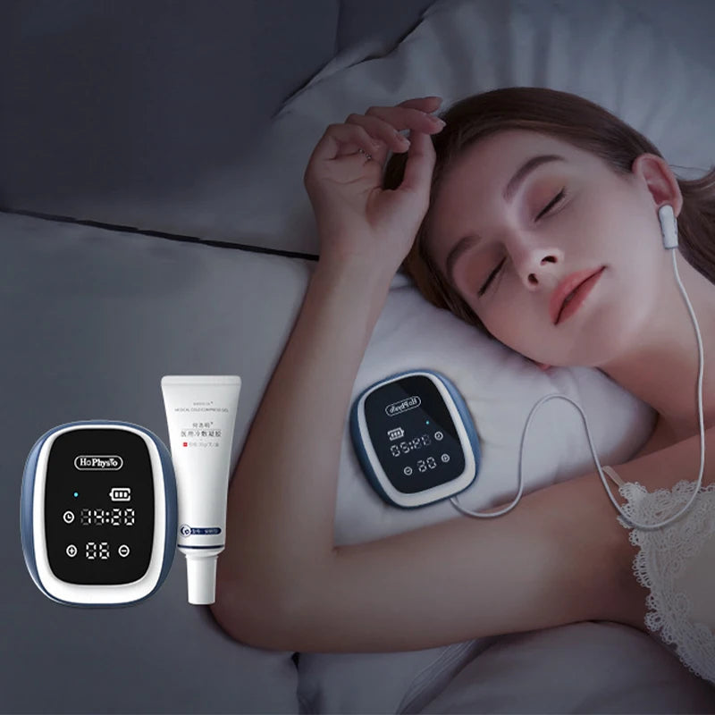 Effective Sleeping Aid Instrument Insomnia Device CES Therapy Sleep Helper EMS Anxiety Pressure Depress Relief Migraine Hypnosis Device Women Men Elderly Health Care Supplies