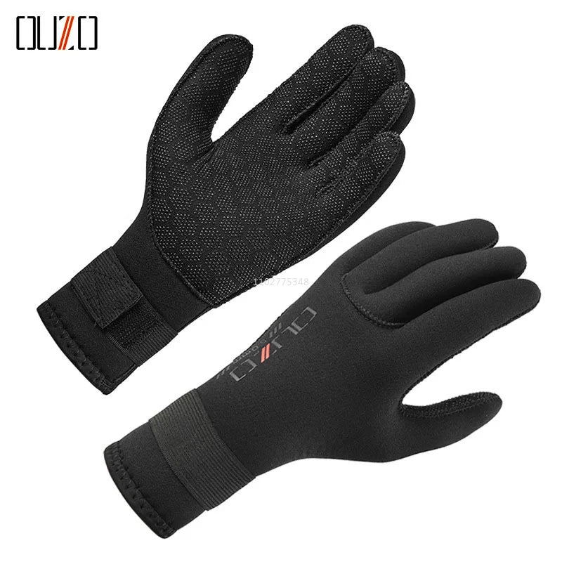 3mm Neoprene S-2XL Professional Diving Gloves Thermal Warm Wetsuit Gloves Anti-Slip Scuba Diving Fishing Spearfish Underwater Camo Hunting Gloves Water Sports Accessories