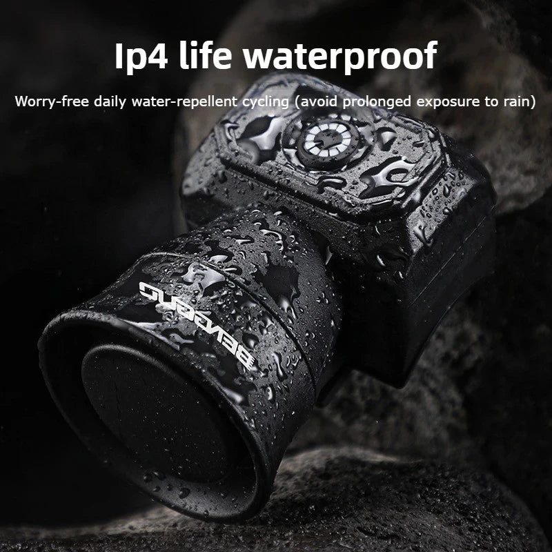 Electric Bicycle Horn Mountain Bike Mini USB Charging/Battery Waterproof Electronic Bike Bell Riding Equipment Bicycle Accessories Sports Supplies