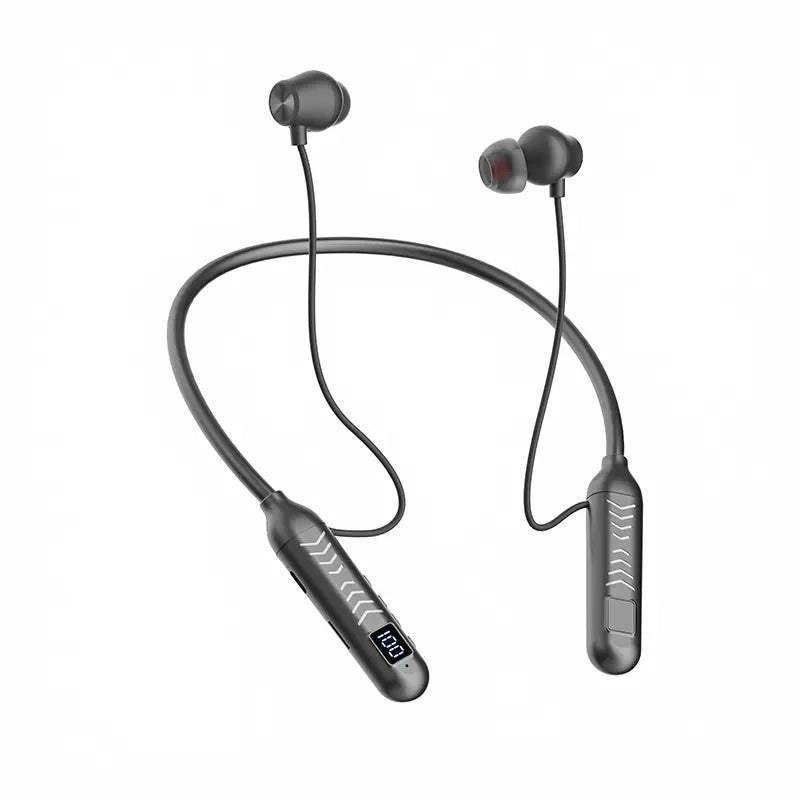 New True Wireless BT Headphones: High Quality, Long Life, Digital Display and Pluggable Memory Card Playback!
