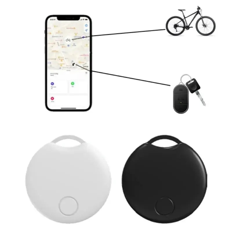 Bluetooth GPS Tracker for Air Tag Replacement Via Apple Find My to Locate Bag Bottle Card Wallet Bike Keys Finder MFI Smart ITag