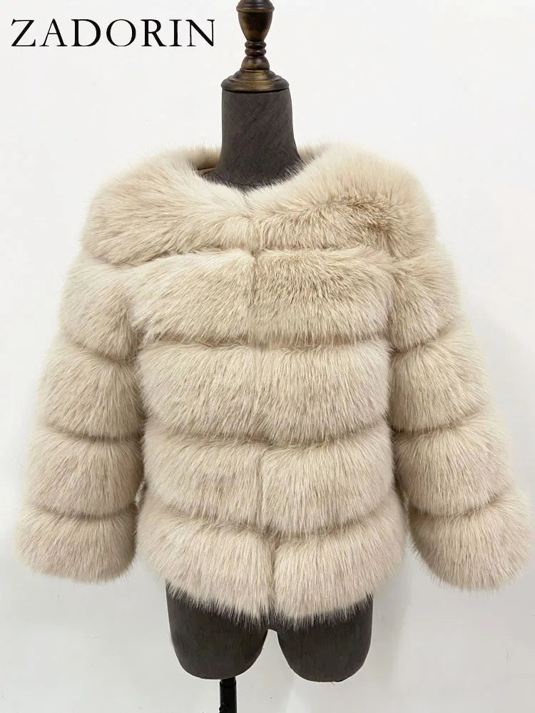 Low-Price Sales are Limited NEW Arrivals Luxury S-5XL 8 Colors Mink Coats Autumn Winter Fluffy Black Faux Fur Coat Women Thick Winter Warm Snow Outwear Evening Nightclub Party Faux Fur Jackets Ladies Girls Luxury Fashion Clot