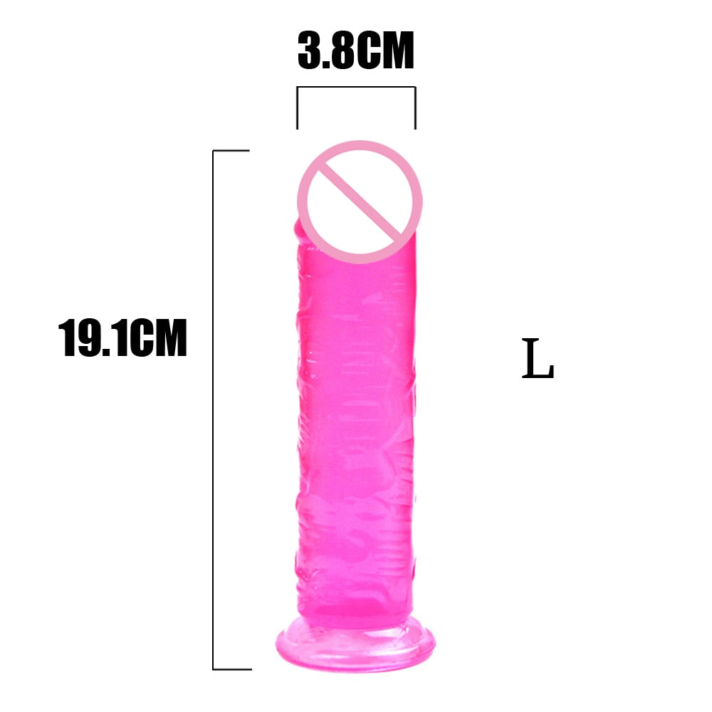 Cock Sex Toys Gode Adults 18 Anal Dildo God Rubber Penis Strap-on Realistic Big Shop Silicone Women Plug Butt Woman Glass