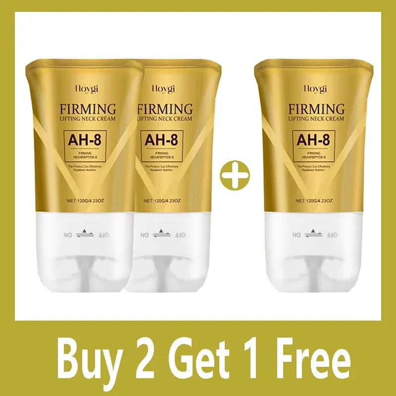 Buy 5 Get 5 Free Neck Wrinkle Korean Cream Neck Massage Roller Applicator Whitening Firming Moisturizing Fade Lines Rejuvenation Chin Neck Care Products