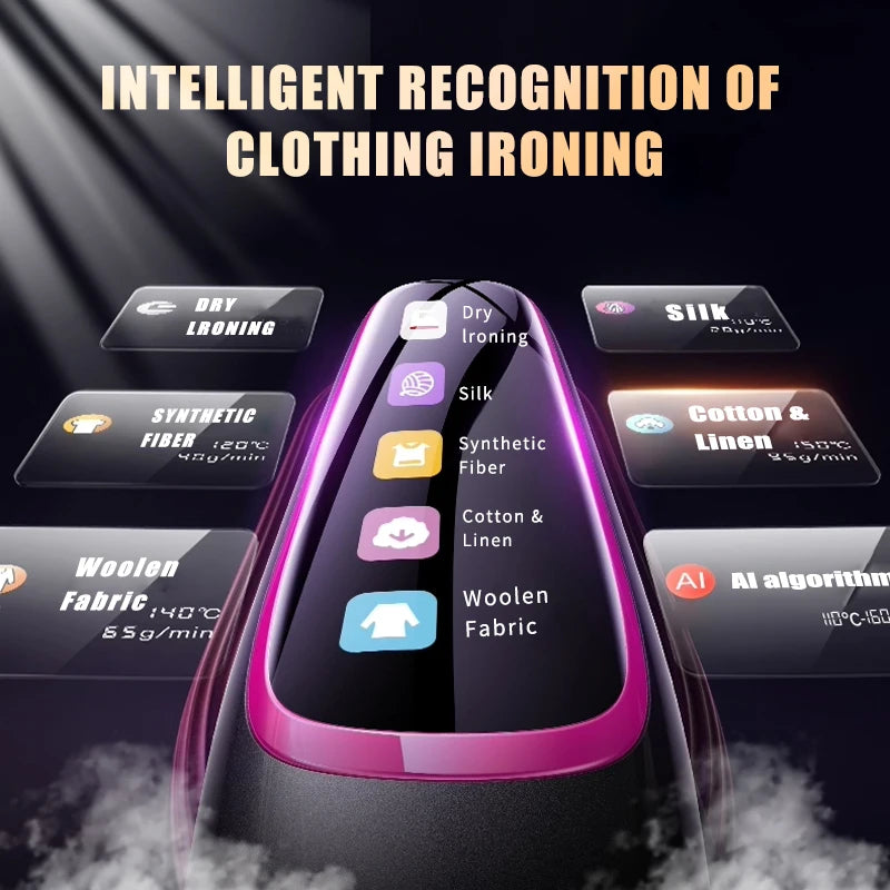 NEW Handheld Steam Iron Garment Steamer Portable Mini for Clothes Fast Heating Travel Garment Fabric Press Machine for Home Travel Business Trip Hotels