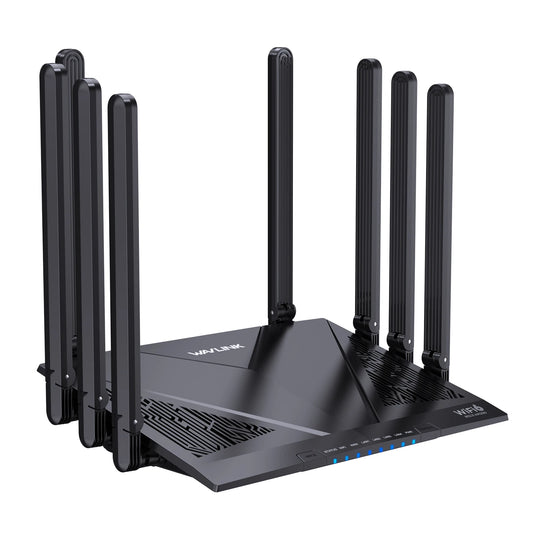 Wavlink Wi-Fi 6 Router Dual Band Gaming Router AX6000 with 2.5Gbps WAN 4 x 1000Mbps LAN Supports Mesh/Router/AP/Reapter Mode