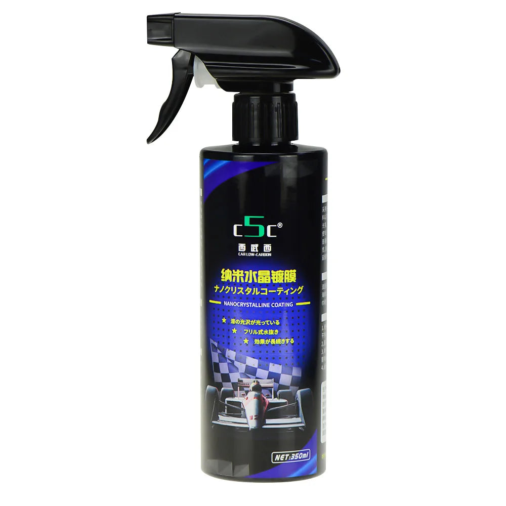 NEW 120-350ml + Gift Set Ceramic Car Coating 9H Paint Care Nano Polishing Crystal Plating Spray + Gift Sealant Products Hydrophobic Coat Liquid Wax Cars Cleaning Supplies