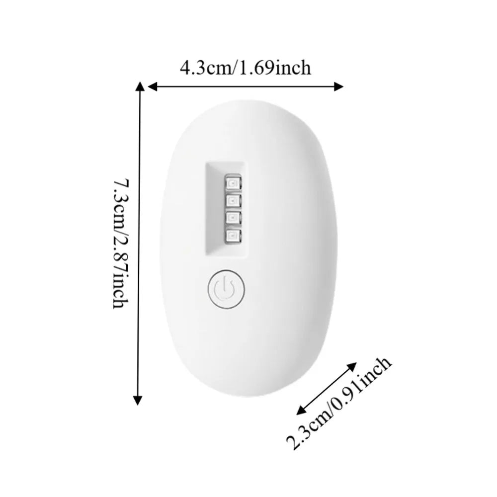 Multi-Purpose Night Light Portable Toilet Sterilizer Sanitizer Lamp Germicidal Safe Toilet Sterilizer USB Rechargeable Ultraviolet Light Sterilizer Home Bathroom Accessories Health Care Hygiene Supplies