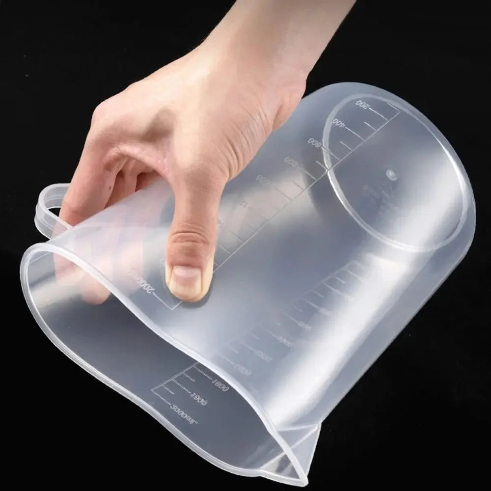 250/500/1000/2000ml Spout Kitchen Lab With Handle Measuring Cup Cooking Liquid Pitcher Jug Pour Durable Spout Kitchen Tools