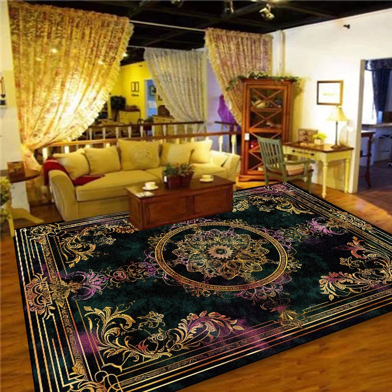 NEW Arrivals 10 Patterns European Light Luxury Carpet Living Room 200x400cm Rug Large Size Decoration Bedroom Persian Carpet Washable  Floor Mat Non-Slip Carpet