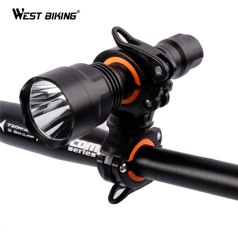 Bike Light Bracket Multifunctional 360 Degree Rotatable Bicycle Lamp Holder LED Flashlight Stand Cycling Accessories