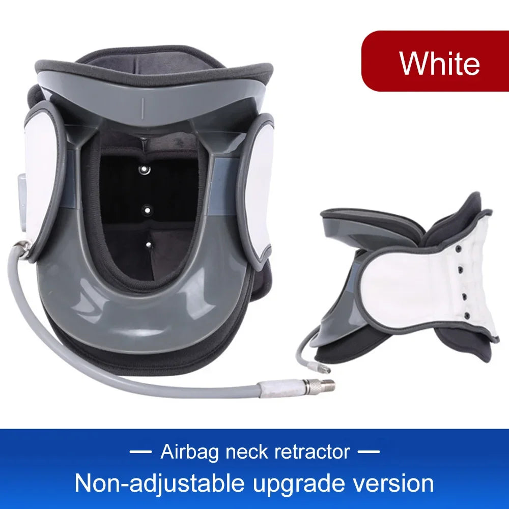 NEW Adjustable Inflatable Cervical Neck Traction Stretcher Collar Stretching Correction Neck Protection Brace Support with Air Pump Health Care Accessories