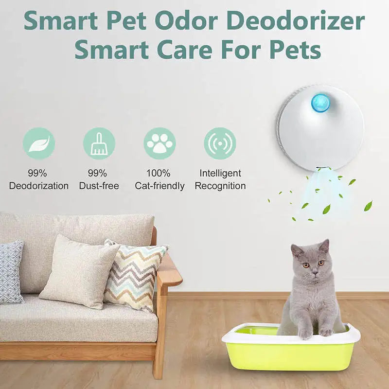 Smart Dogs Cats Odor Purifier For Cat Litter Box Deodorizer Pet Toilet Air Purifier Dog Cat Litter Deodorant pet supplies