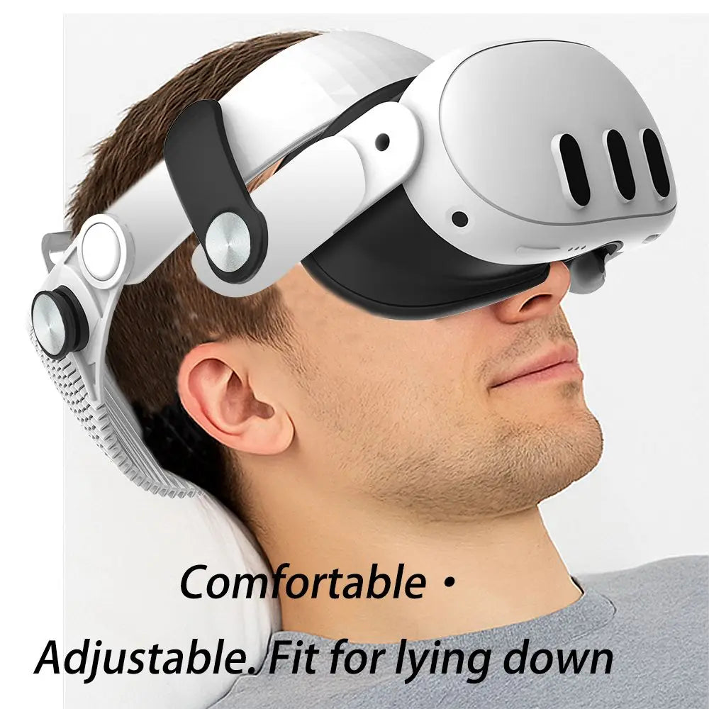 META Quest Premium Adjustable VR Headbands Breathable Ergonomic Fixed Support Strap Reduced Pressure Stable Head Strap Gaming Electronic Supplies