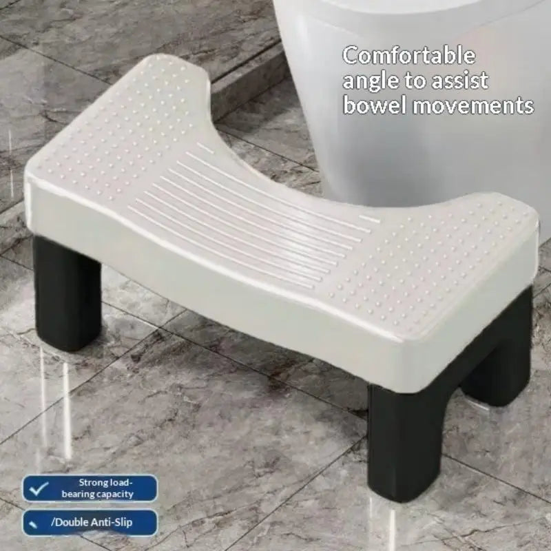 NEW 5 Colors  Sturdy Plastic Toilet Squat Stool Non Slip Surface Stable Legs For Better Bowel Posture Adults Kids Bathroom Accessories