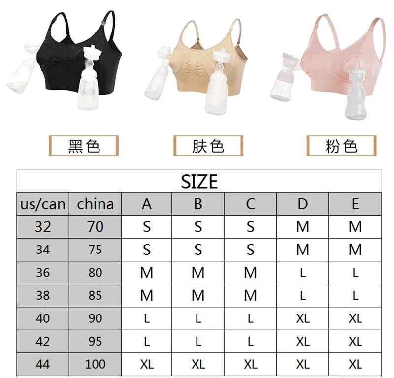 NEW Arrivals Maternity Bra Cotton Bra for Nursing Push Up Hands Free Breast Pump Maternity Breast Feeding Bra Women Underwear Clothing