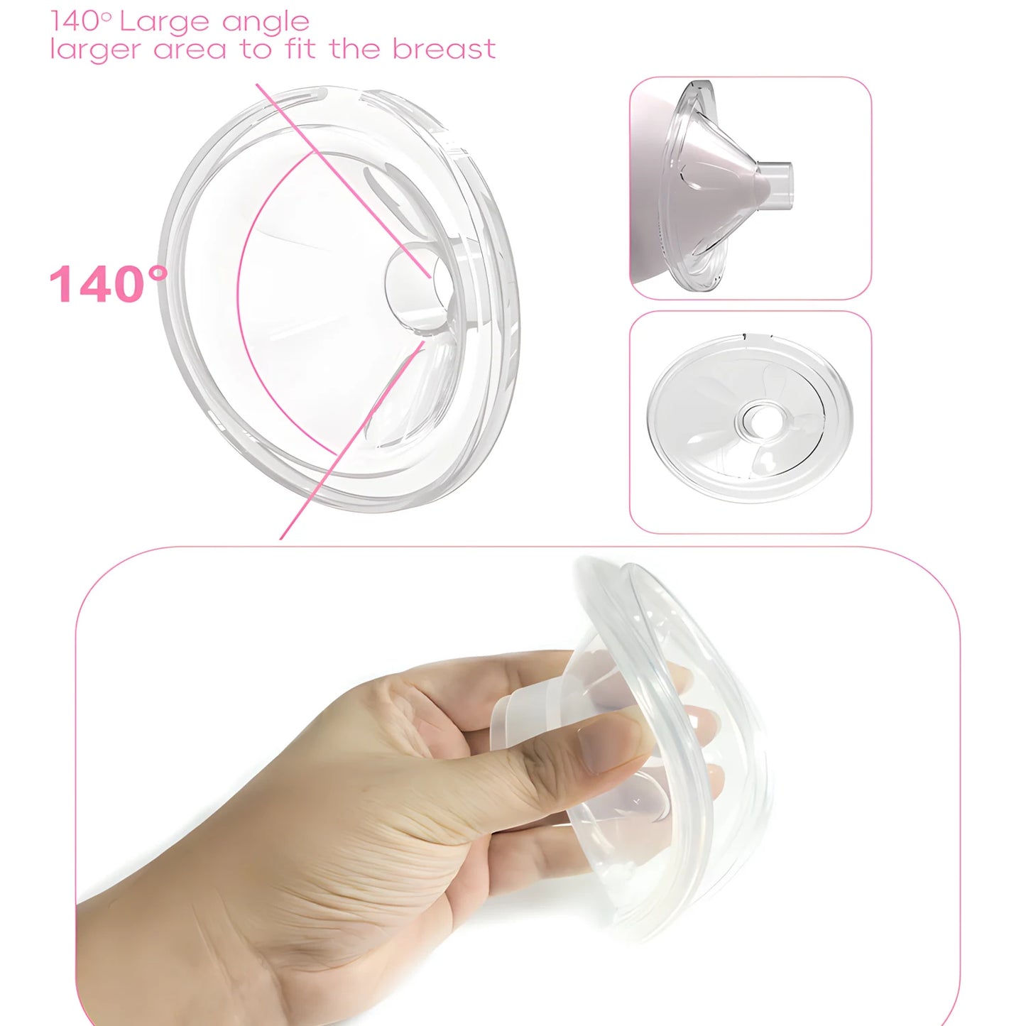 NEW Arrivals Wearable Breast Pump Mother and Baby Supplies Breast Pump Breast Milk Milking Machine Fully Automatic Breast Pump Women Medical Accessories Devices Health Care Tools Products