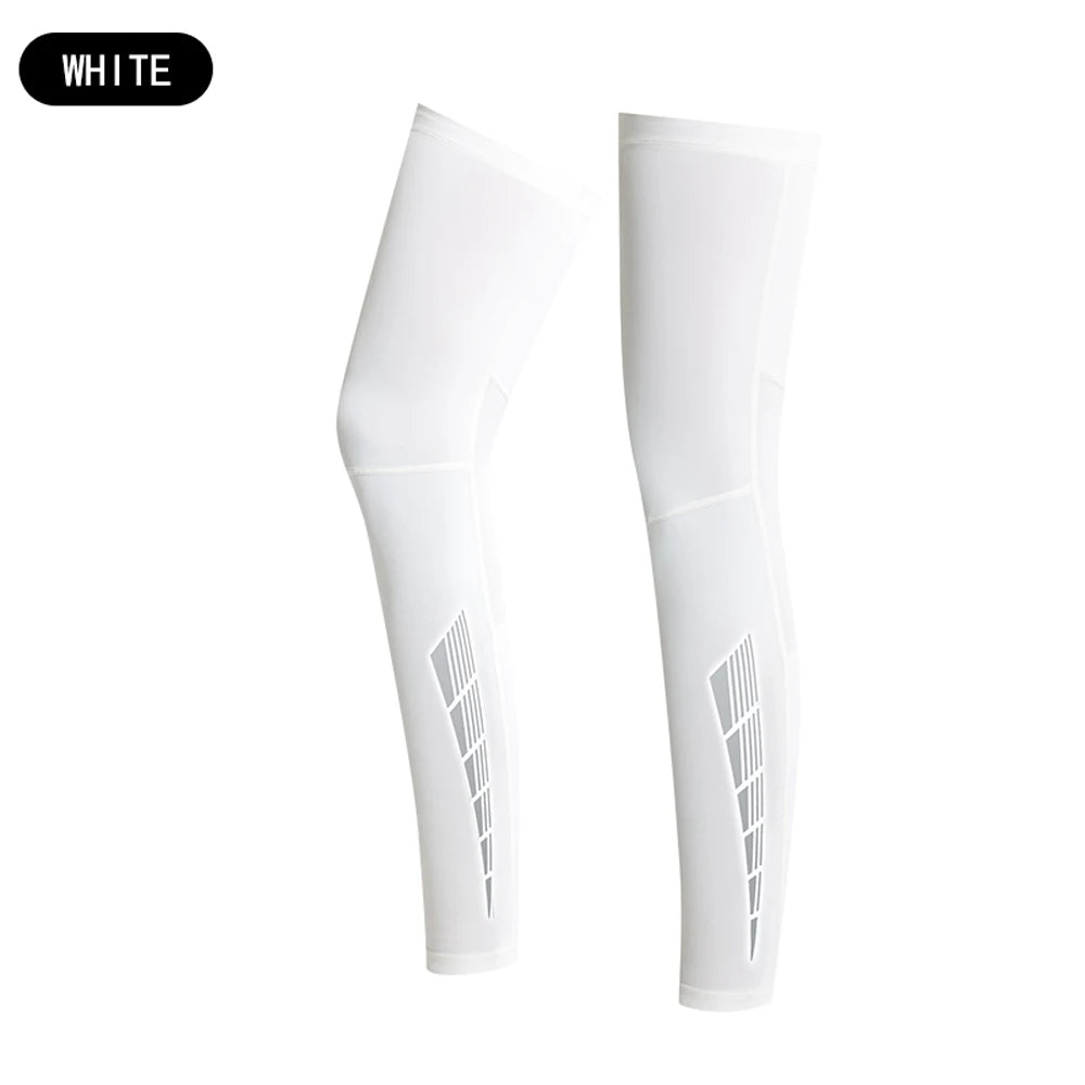 NEW Arrivals 1 Pair Set 3 Colors Sun Protection Leg covers, non-slip, cycling, Ice Silk, Breathable, Quick-Drying Leg Covers, Basketball Sports Knee Pads
