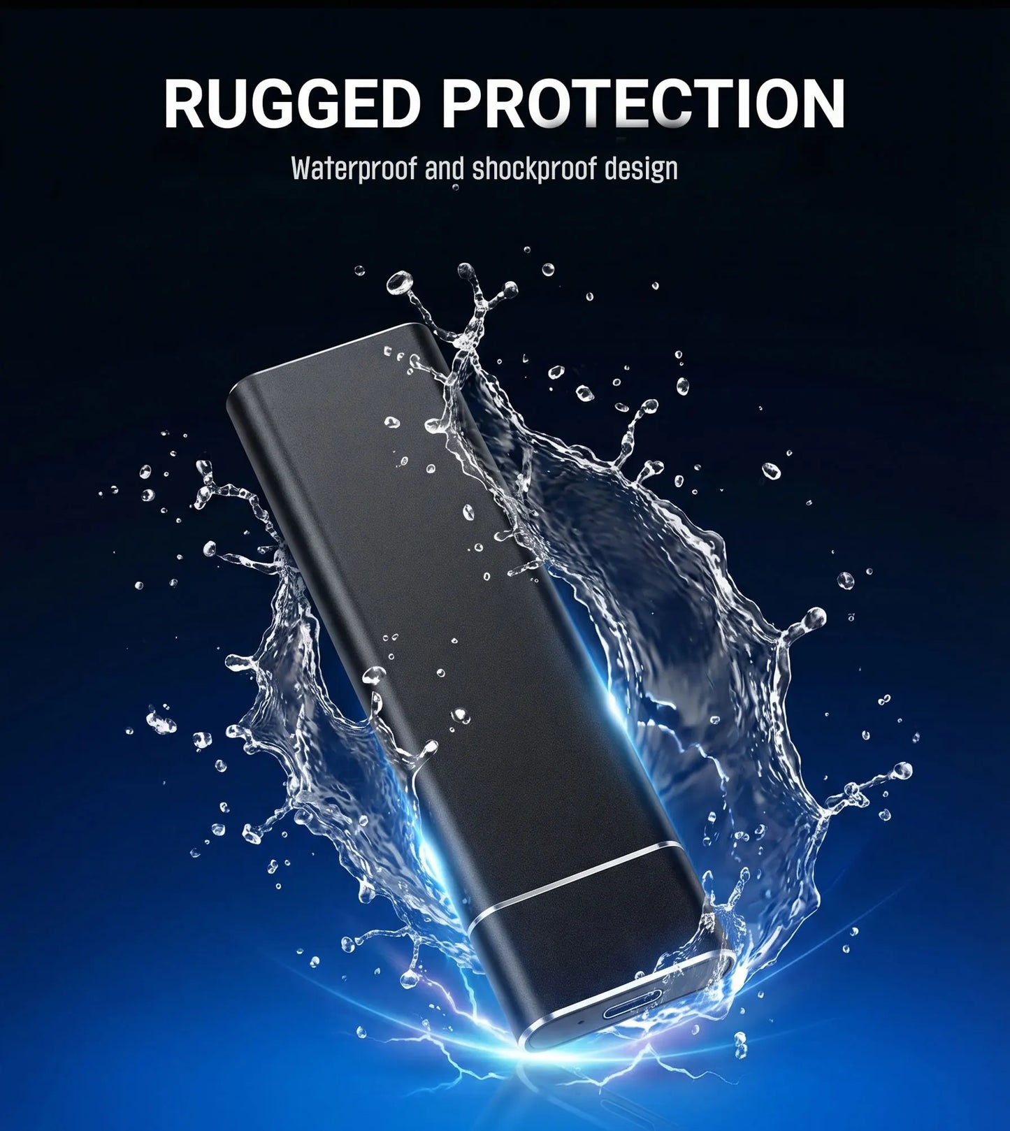 30/64TB High Speed Fast Transmission Travel Wireless Solid State Drive Original External Hard Drive Portable SSD Efficient Large Capacity External Hard Drive Suit PC Laptop Desktop Computer Accessories