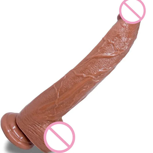 Small Glans Big Thick Dildo Huge Realistic Penis With Suction Cup Flexible Cock Anal Sex Toys for Men Vaginal G-spot Stimulation