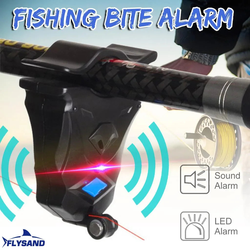 NEW Electronic Fishing Alarm, 'Don't Miss A Catch' Sensitive Fishing Bite Alarm Indicator Clip On Rod Outdoor Buzzer Fish Bite Alert Bell Soft Rubber Lake Sea River Boat Ground Fishing Accessories