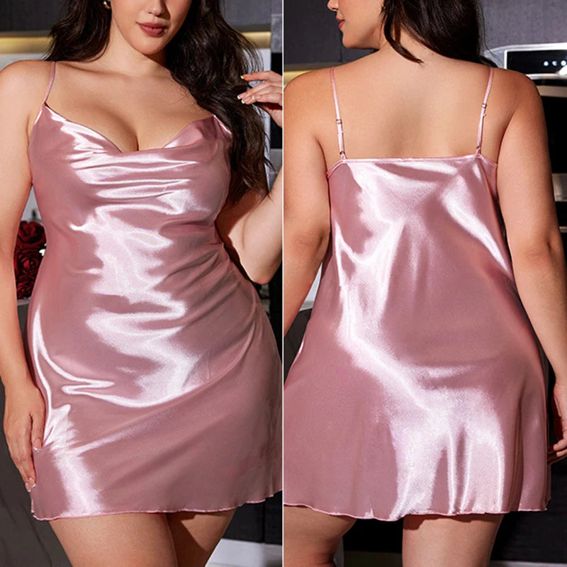 NEW XL-5XL Plus Size 5Colors Sexy Wedding Chubby Women Long Robe Dress  Kimono Bathrobe Gown Sleepwear Casual Home Wear Loungewear Pink Satin Honeymoon Nightgown Lingerie