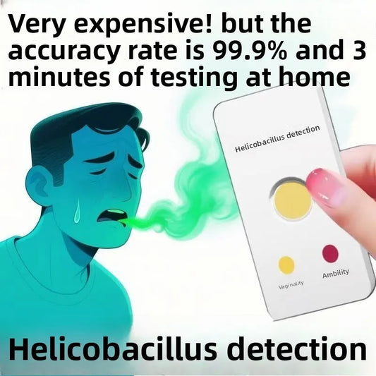 Buy 10 Get 12 Free Physical Health Testing Helicobacter Pylori Detection Oral Saliva Self Test Stomach Pain Gastritis Measure Rapid Accuracy Health Care Tools Sets
