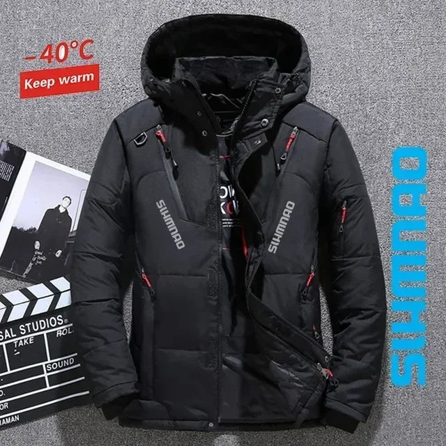 NEW M(50kg) - 4XL (100KG) 7 Colors -40* Degrees  Men's Goose Down Jacket and Tactical Pants, Winter Fishing Suit, Warm, Snow Skiing, Mountain Climbing, Hunting Sportswear