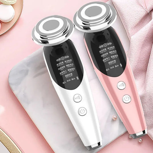 Fashion New 7 In 1 Facial Massager Portable Face Lifting Machine for Skin Tightening Light Therapy Anti Aging