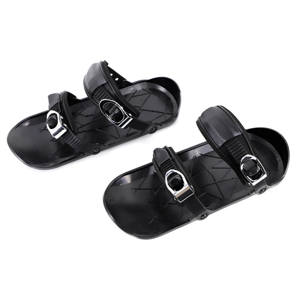 Mini Short Ski Skates Snowboard Boots Ski Boards Adjustable Short Skating Ski Shoes for Winter Outdoor Sports For Adult Female Male