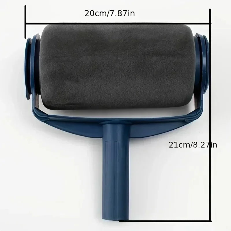 NEW 1PCS Self-Priming Large Fine Hairs Drum Brush Paint Roller, Wall Painting Brush, Latex Paint Wall Brush Wall Paint Roller Tools Home Painting Accessories