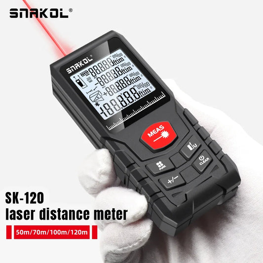 NEW Arrivals 100-120M Laser Distance Meter  Professional Rangefinder with Digital Tape Measure Functionality, Precision Ruler