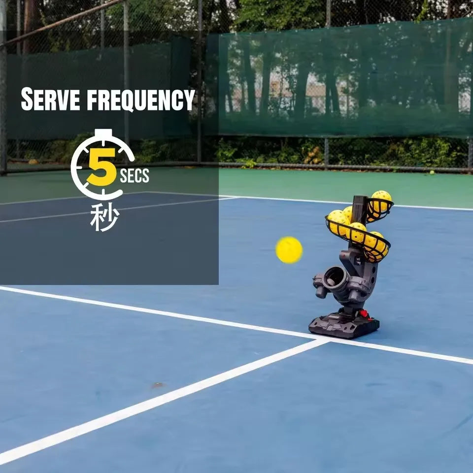 NEW Hot Selling Auto Serving Pickleball Machine Designed with Small Size for Pickle ball Training Racquet Automatic Ball Throwing Pitcher Tennis Sports Machine