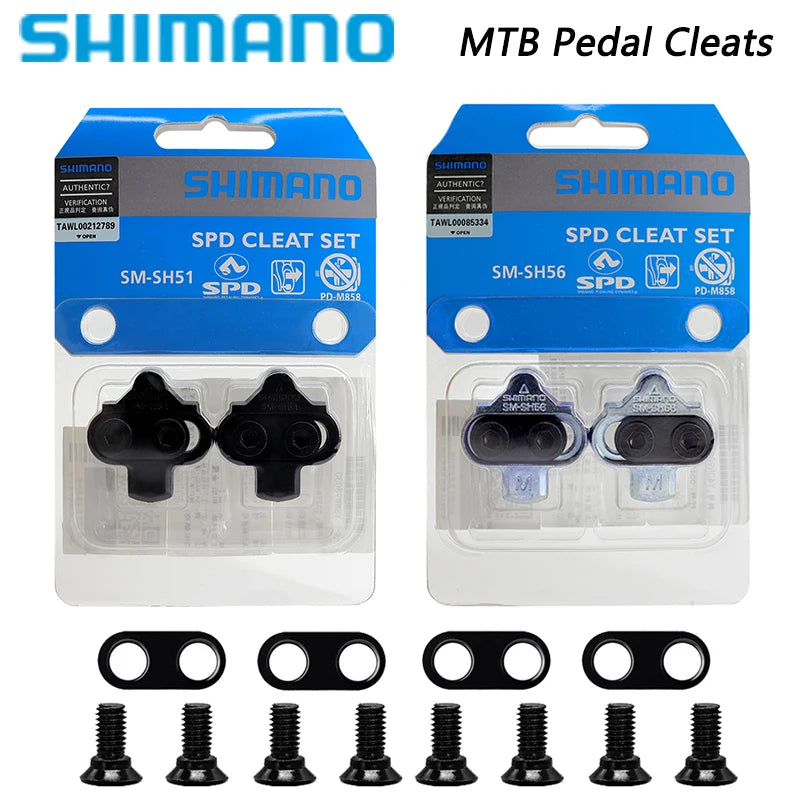 SH51 SH56 Bike Cleats System Single Release MTB Cleats Fit MTB Pedals Cleat for M520 M515 M505 A520 M424 M545 M540