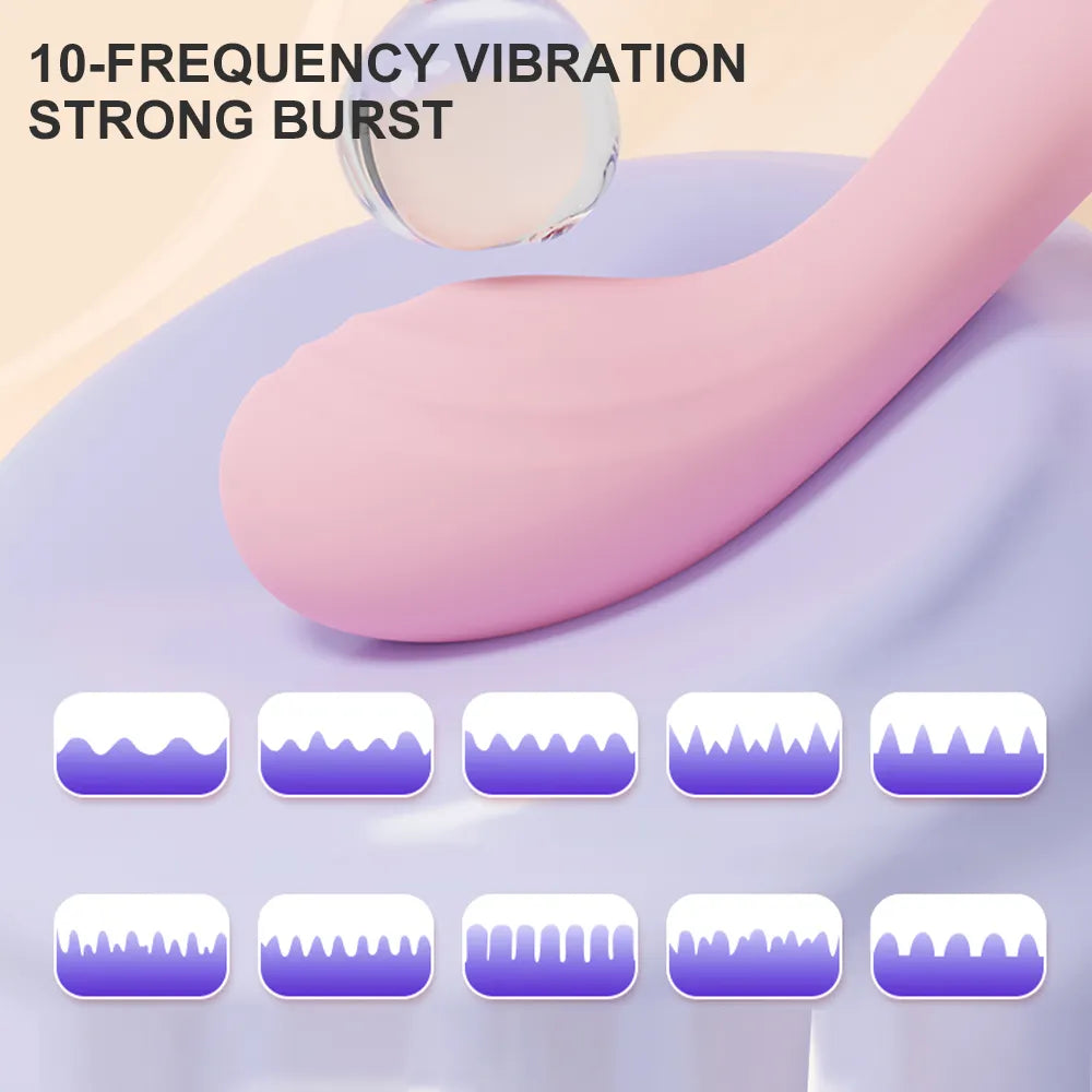 10 Frequency G-spot Dildo Vibrator for Women Clitoral Stimulator Wear Vibrating Egg Clit Female Panties Sex Toys for Adults 18+