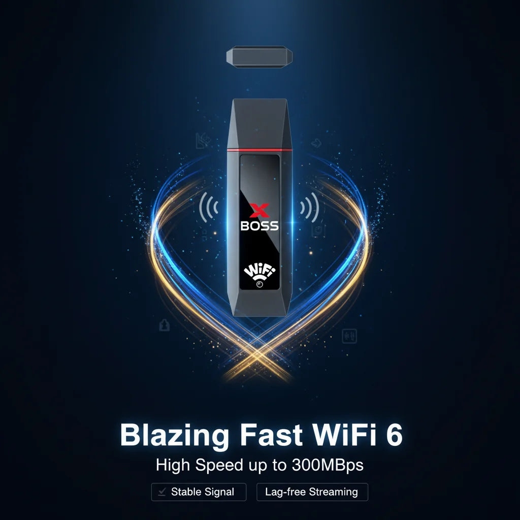 4G USB Portable Modem LTE WI-FI 6 Wireless Router With Hotspot 300Mbps Hight Speed Network Wi-Fi Wireless Dongle For Home Gaming Travel Camping Outdoor Fast Internet Connection Network