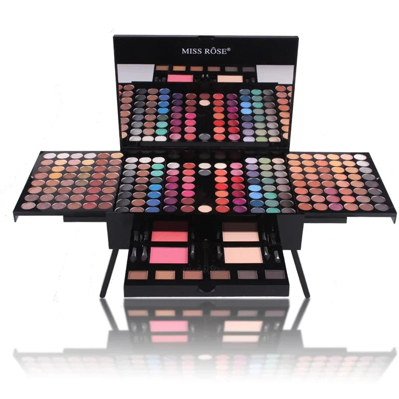 180 Colors Multicolor Eyeshadow Long Lasting Waterproof Shimmer Makeup Kit Glitter Matte Soft Eyeshadow Palette Set Women Makeup