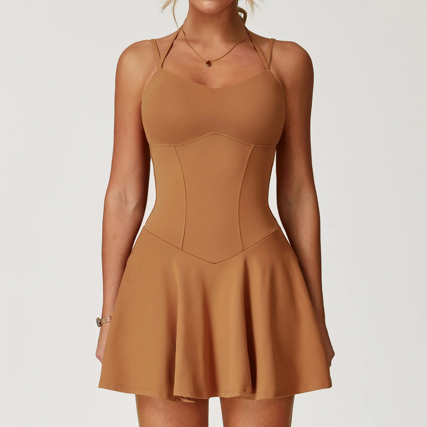 NEW S-XL 5 Colors  Badminton Tennis Golf Suit Anti Shorts Tracksuits Active Wear Pad Women Tennis Yoga Set One-Pieces Dress Sports Golf Badminton Skirts