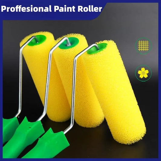NEW Professional Paint Roller Elastic Paint Cement Coating Sponge Texture Drawing Brush Home Room Decoration Wall Painting Tools